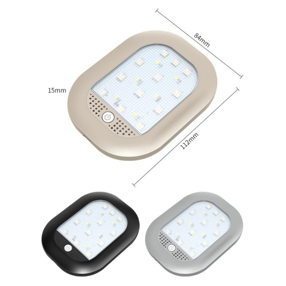 Car Colorful Strong Magnetic LED Lighting Reading Lights(Black)