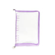 B5 9 Rings Loose-leaf Journal Clear PVC Cover Zipper Planner Notebook Without Inner Pages(Purple) - Notebooks by PMc TechLife | Online Shopping South Africa | PMc TechLife | Buy Now Pay Later Mobicred