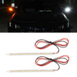 Car Rearview Mirror Decoration LED Streamer Turn Signal, Length��� 19cm A Pair - Arrow Turn Lights by PMC TechLife | Online Shopping South Africa | PMC TechLife | Buy Now Pay Later Mobicred