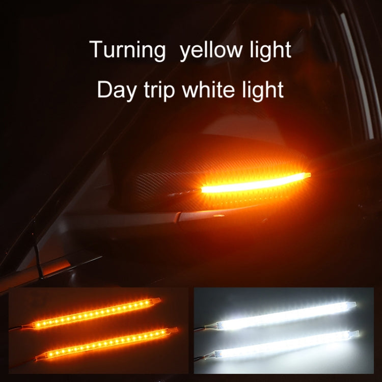 Car Rearview Mirror Decoration LED Streamer Turn Signal, Length��� 19cm A Pair - Arrow Turn Lights by PMC TechLife | Online Shopping South Africa | PMC TechLife | Buy Now Pay Later Mobicred