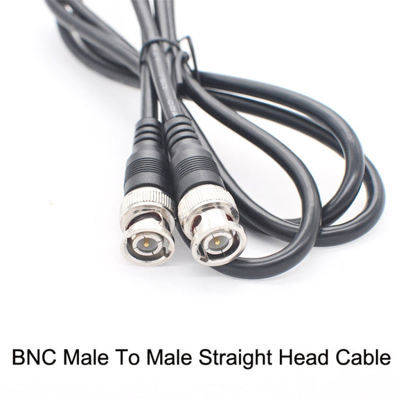 BNC Male To Male Straight Head Cable Coaxial Cable Video Jumper, Length: 10m