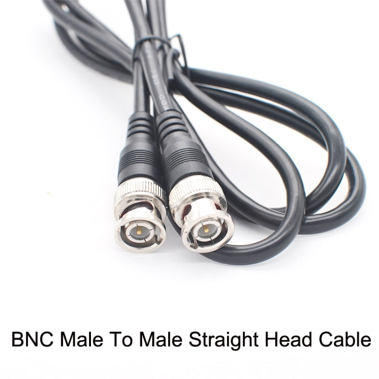 BNC Male To Male Straight Head Cable Coaxial Cable Video Jumper, Length: 10m