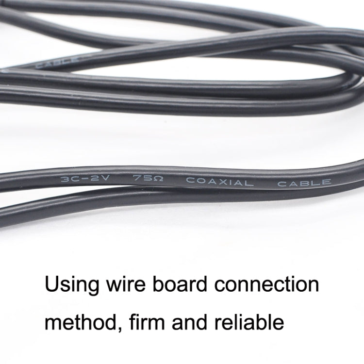BNC Male To Male Straight Head Cable Coaxial Cable Video Jumper, Length: 10m
