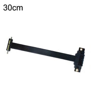 PCI-E 3.0 1X 90 Degrees Graphics Card / Wireless Network Card Extension Cable, Cable Length: 30cm