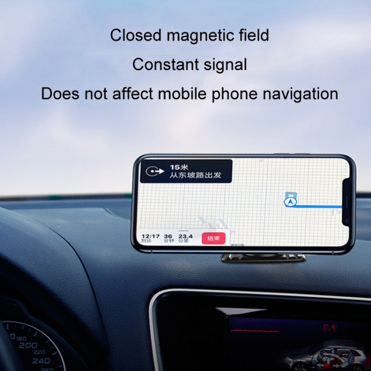 Car Center Console Paste Magnetic Mobile Phone Holder(Red) - Car Holders by PMC TechLife | Online Shopping South Africa | PMC TechLife | Buy Now Pay Later Mobicred