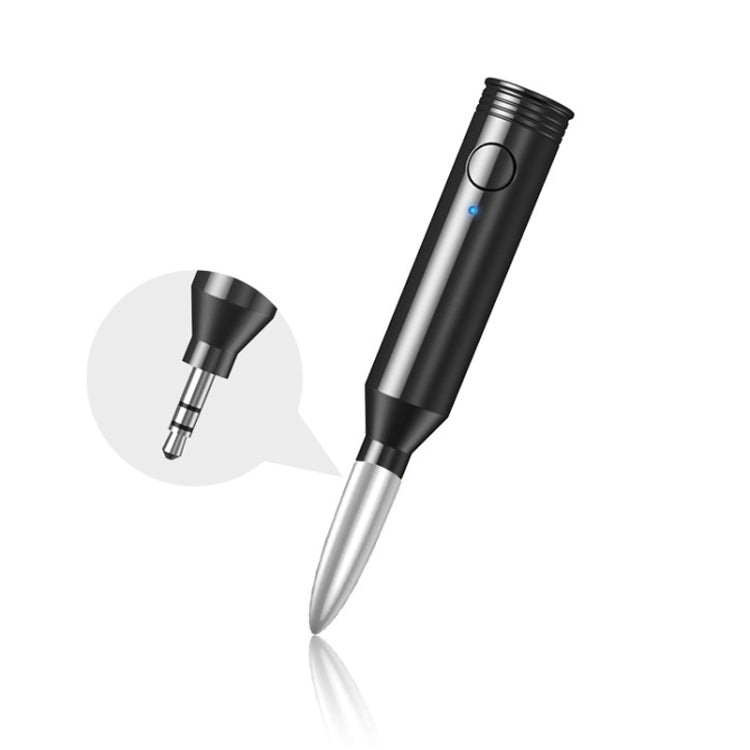 M416 Car Bluetooth Receiver Player Audio Receiver Adapter AUX Converter(Silver) - Bluetooth Adapters by PMC TechLife | Online Shopping South Africa | PMC TechLife | Buy Now Pay Later Mobicred