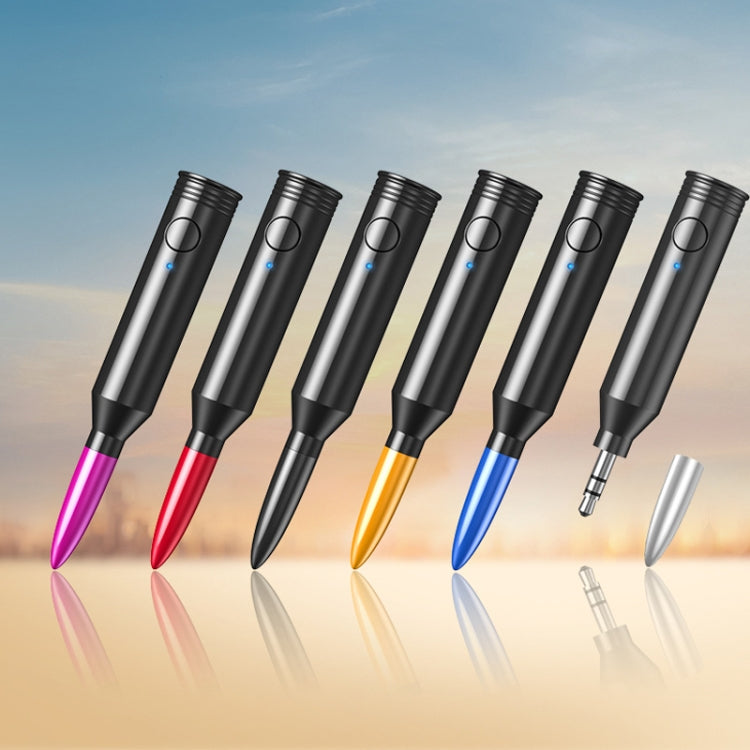 M416 Car Bluetooth Receiver Player Audio Receiver Adapter AUX Converter(Gold) - Bluetooth Adapters by PMC TechLife | Online Shopping South Africa | PMC TechLife | Buy Now Pay Later Mobicred