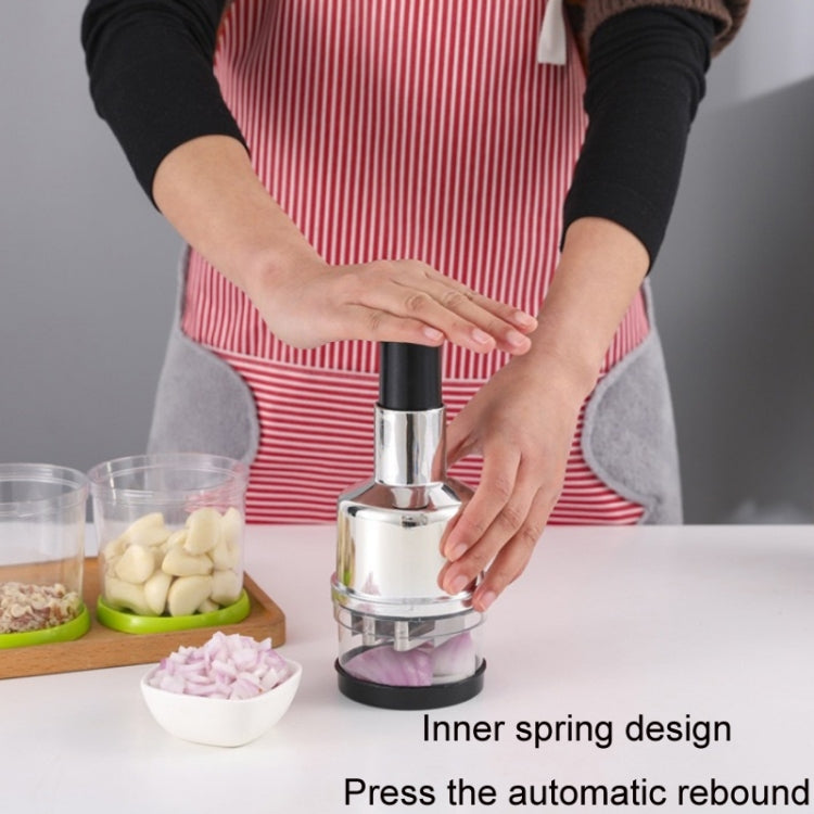 Press Kitchen Cutter Garlic Onion Pat Knife, Specification: Plating Silver - Stirrer & Squeezer by PMC TechLife | Online Shopping South Africa | PMC TechLife | Buy Now Pay Later Mobicred