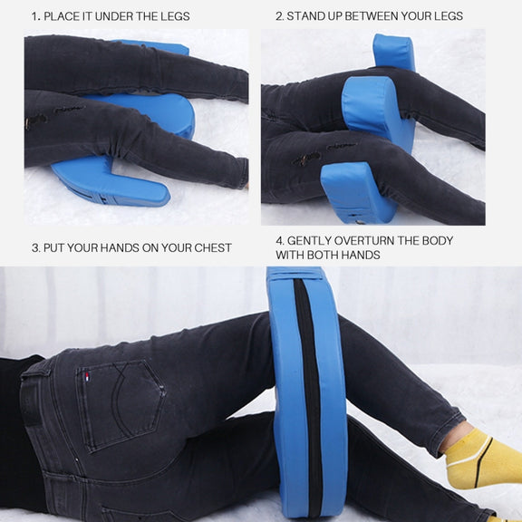 Elderly Bedridden Patient Bed Turn Over Pillow Disability Aids,Spec: High-density Sponge(Orange)