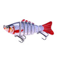 HENGJIA JM062 7 Section Fish Fake Lures VIB Minnow Fishing Lures, Size: 10cm 15g(2) - free shipping - PMC TechLife - Order now!