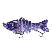 HENGJIA JM062 7 Section Fish Fake Lures VIB Minnow Fishing Lures, Size: 10cm 15g(4)