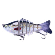 HENGJIA JM062 7 Section Fish Fake Lures VIB Minnow Fishing Lures, Size: 10cm 15g(14)