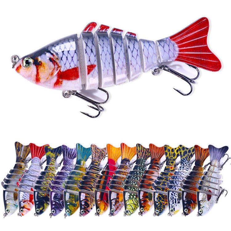 HENGJIA JM062 7 Section Fish Fake Lures VIB Minnow Fishing Lures, Size: 10cm 15g(14) - free shipping - PMC TechLife - Order now!
