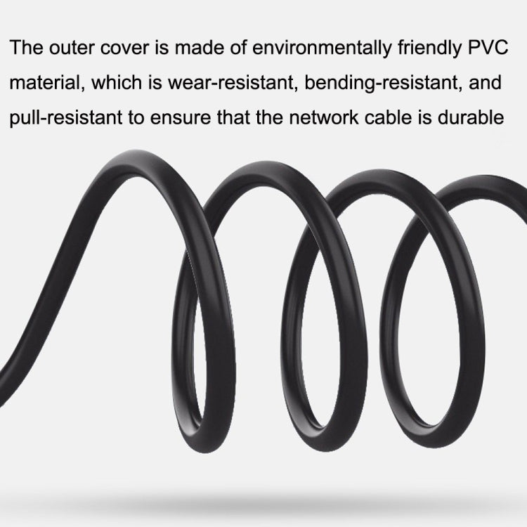 Straight Head 1.5m Cat 8 10G Transmission RJ45 Male To Female Computer Network Cable Extension Cable(Black)
