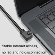 Straight Head 1.5m Cat 8 10G Transmission RJ45 Male To Female Computer Network Cable Extension Cable(Black)
