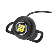 Car LED Ultra -Bright Electric Eye Reversing Light External Bulb Modified Universal Auxiliary Light, Style: Long Bright Black Shell