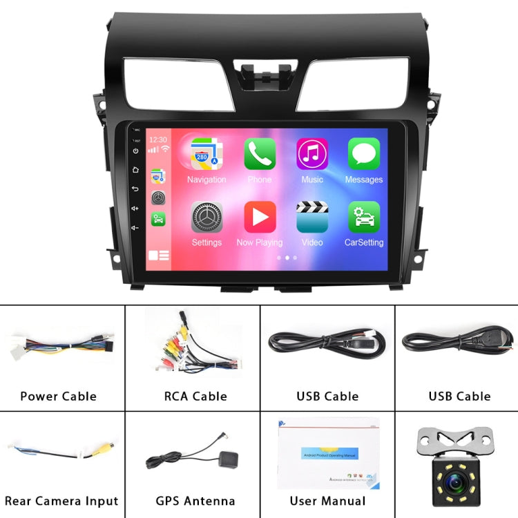 For Nissan Teana 13-16 10.1-Inch Reversing Video Large Screen Car MP5 Player, Style: WiFi Edition 1+32G(Standard+12 Lights Camera) - Car MP3 & MP4 & MP5 by PMC TechLife | Online Shopping South Africa | PMC TechLife | Buy Now Pay Later Mobicred