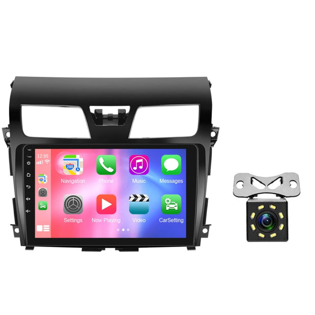 For Nissan Teana 13-16 10.1-Inch Reversing Video Large Screen Car MP5 Player, Style: WiFi Edition 1+32G(Standard+12 Lights Camera)