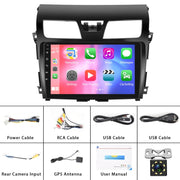 For Nissan Teana 13-16 10.1-Inch Reversing Video Large Screen Car MP5 Player, Style: WiFi Edition 2+64G(Standard+8 Lights Camera)
