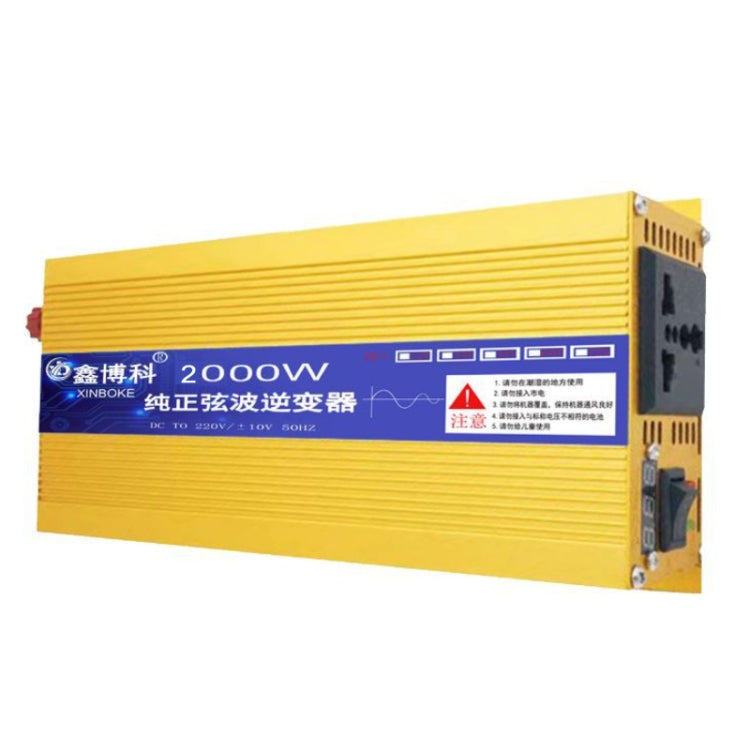 XINBOKE High Power Household Car Sine Wave Inverter 60V 2000W To 220V 1000W(Single Display) - Pure Sine Wave by PMC TechLife | Online Shopping South Africa | PMC TechLife