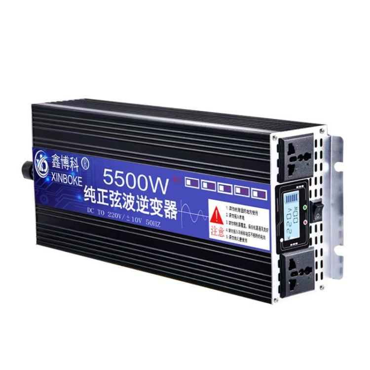 XINBOKE High Power Household Car Sine Wave Inverter 72V 5500W To 220V 2500W(LCD Display) - free shipping - PMC TechLife - Order now!