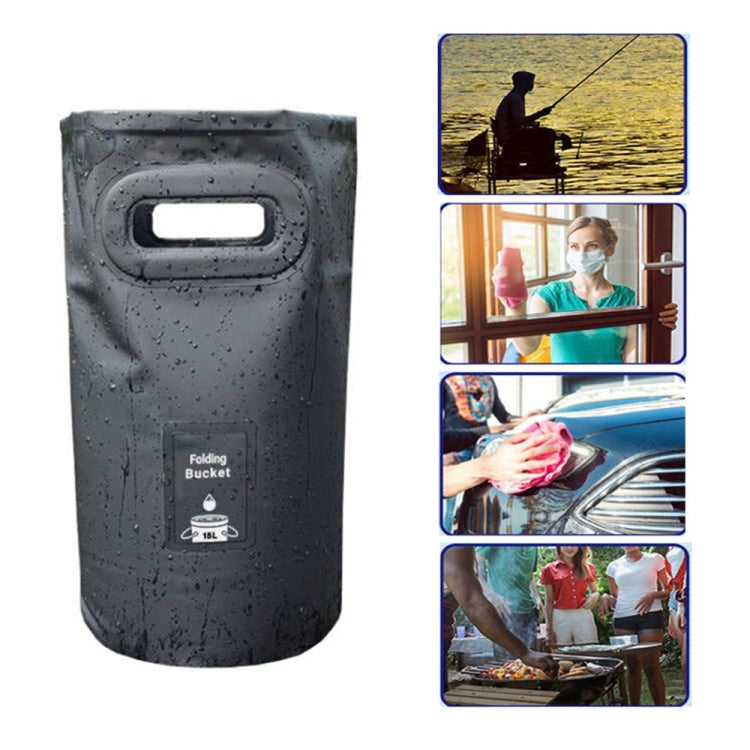 Outdoor Folding Bucket Convenient Camping Picnic Fishing Barrel, Capacity: 20L - Kettles by PMC TechLife | Online Shopping South Africa | PMC TechLife