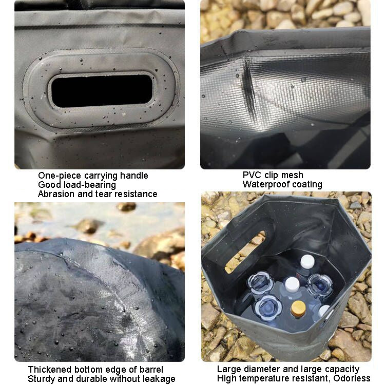 Outdoor Folding Bucket Convenient Camping Picnic Fishing Barrel, Capacity: 20L - Kettles by PMC TechLife | Online Shopping South Africa | PMC TechLife