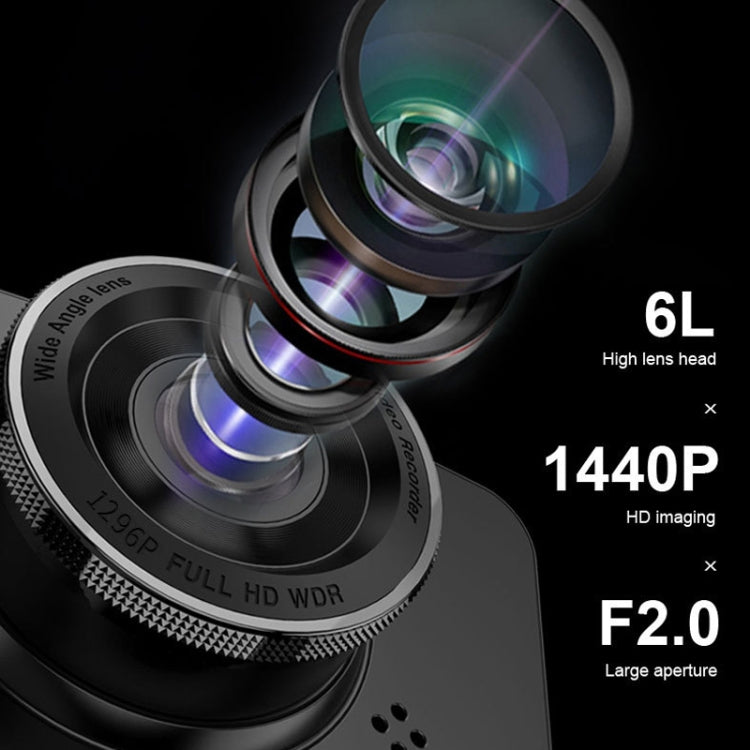 L601 HD Night Vision Electronics Dog Reversing Image Driving Recorder, Style: Standard Version(Single Record) - Car DVRs by PMC TechLife | Online Shopping South Africa | PMC TechLife | Buy Now Pay Later Mobicred