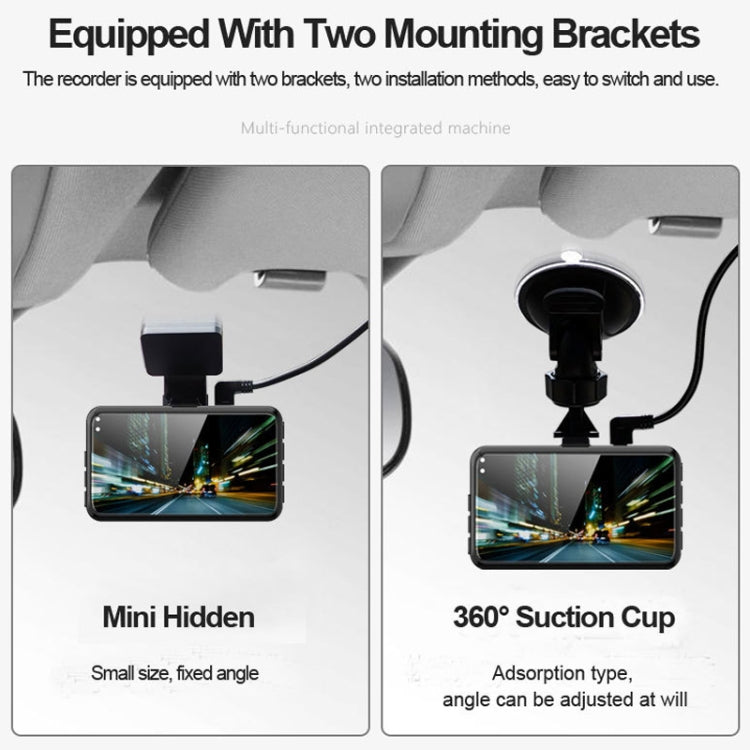 L601 HD Night Vision Electronics Dog Reversing Image Driving Recorder, Style: WIFI Version(Double Recorded) - Car DVRs by PMC TechLife | Online Shopping South Africa | PMC TechLife | Buy Now Pay Later Mobicred