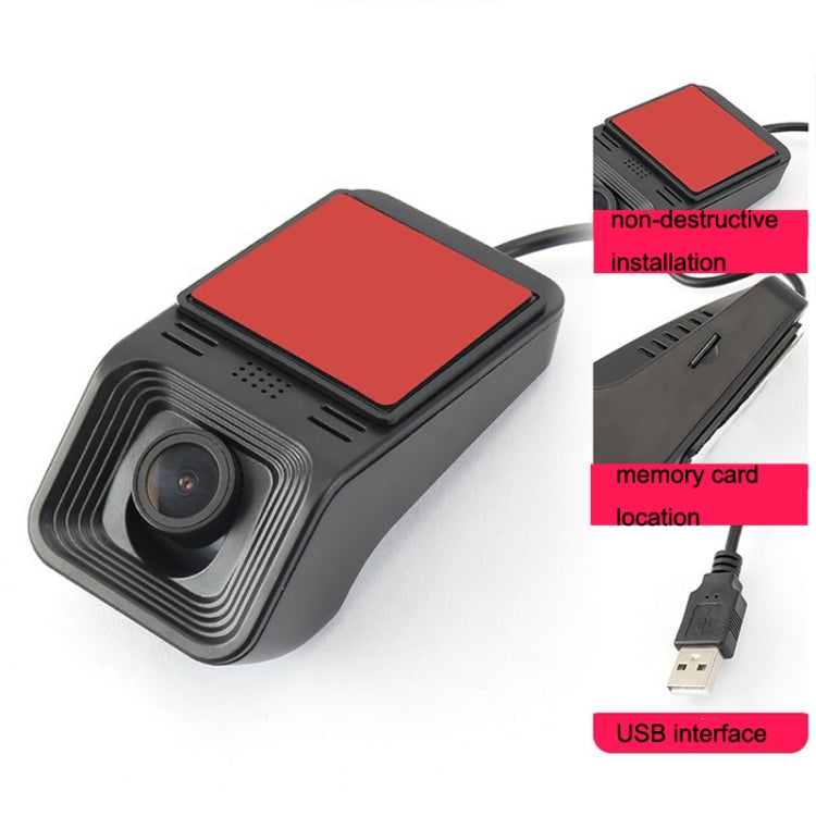 M8 Hidden Driving Recorder WiFi Phone Connecting Car Parking Monitoring 1080P HD Recorder(Without Button+USB Short Line) - Car DVRs by PMC TechLife | Online Shopping South Africa | PMC TechLife | Buy Now Pay Later Mobicred