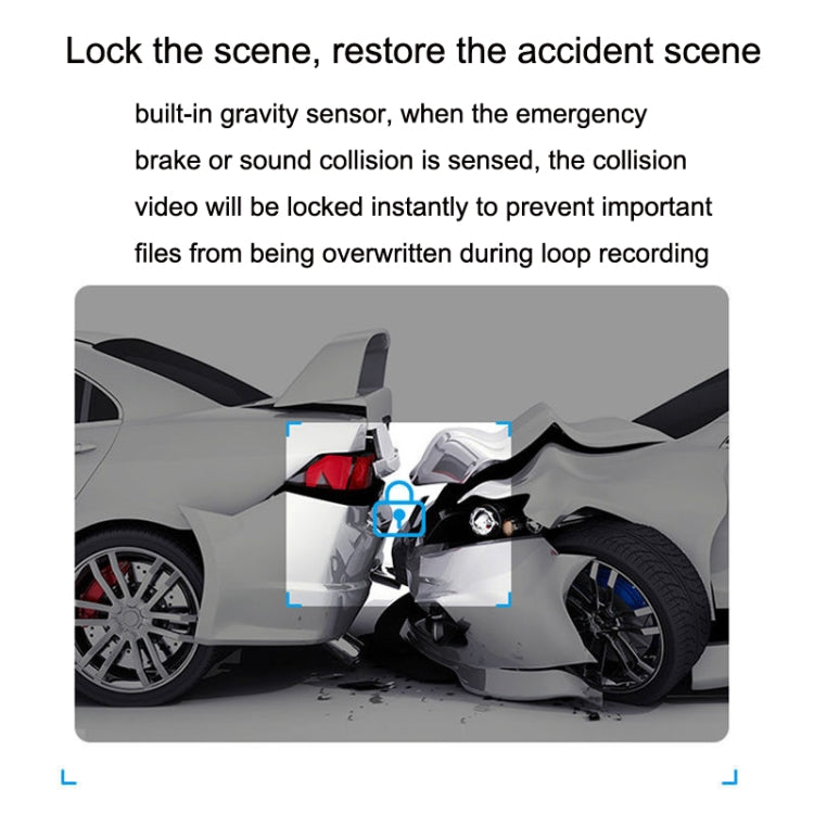 M8 Hidden Driving Recorder WiFi Phone Connecting Car Parking Monitoring 1080P HD Recorder(Without Button+USB Short Line) - Car DVRs by PMC TechLife | Online Shopping South Africa | PMC TechLife | Buy Now Pay Later Mobicred