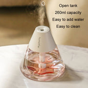 Household Desktop Mini Volcano Humidifier Air Purifier(White)