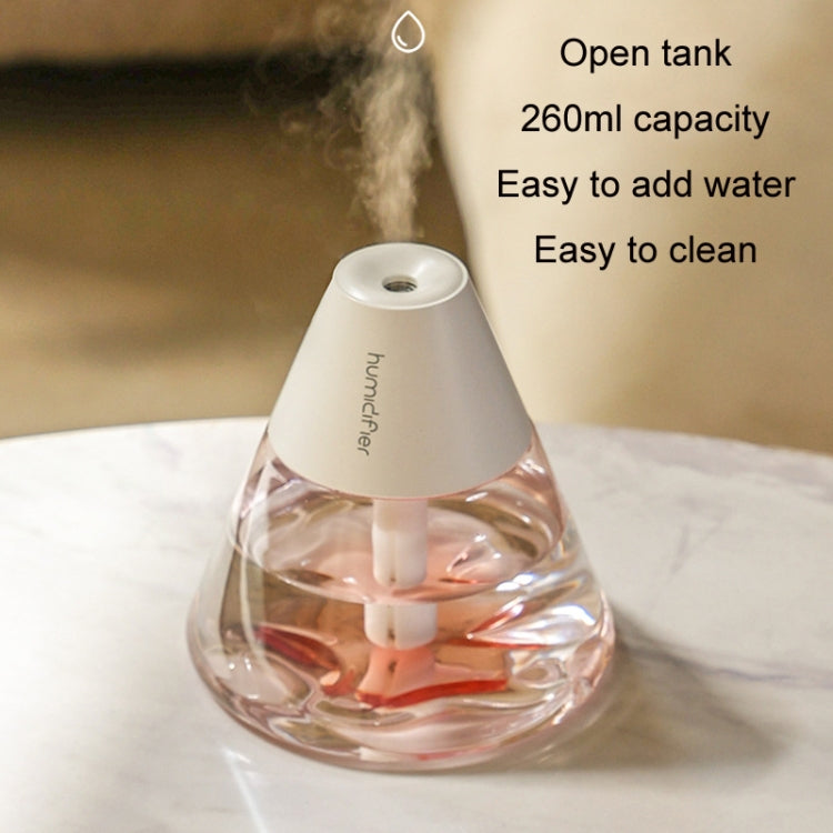 Household Desktop Mini Volcano Humidifier Air Purifier(Black) - free shipping - PMC TechLife - Order now!