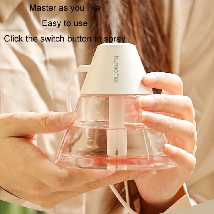 Household Desktop Mini Volcano Humidifier Air Purifier(White) - free shipping - PMC TechLife - Order now!