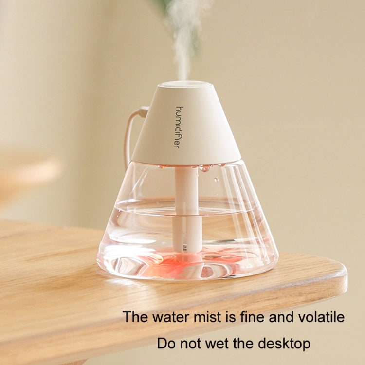 Household Desktop Mini Volcano Humidifier Air Purifier(White) - free shipping - PMC TechLife - Order now!