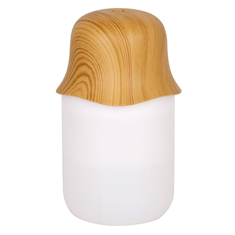 Desktop USB Humidifier Wood Grain Air Aromatherapy Night Light(Light Color) - free shipping - PMC TechLife - Order now!