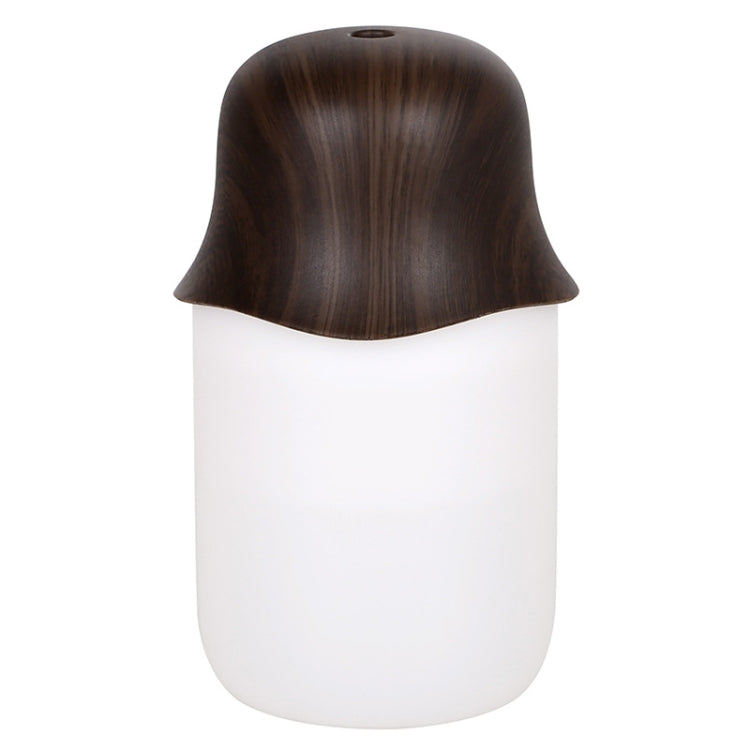 Desktop USB Humidifier Wood Grain Air Aromatherapy Night Light(Dark Color) - free shipping - PMC TechLife - Order now!