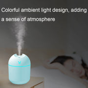 USB Mini Desktop Colorful Night Light Car Humidifier, Spec: 220ml (Y2-White)