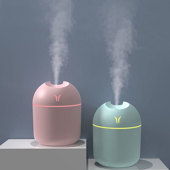 USB Mini Desktop Colorful Night Light Car Humidifier, Spec: 220ml (Y2-White)
