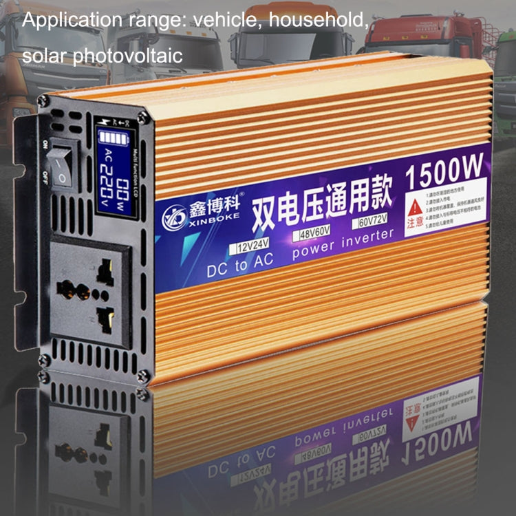 XINBOKE Universal Positive Wave Car Inverter Home Solar Inverter 48V/60V 1500W To 220V 700W - Modified Square Wave by PMC TechLife | Online Shopping South Africa | PMC TechLife | Buy Now Pay Later Mobicred