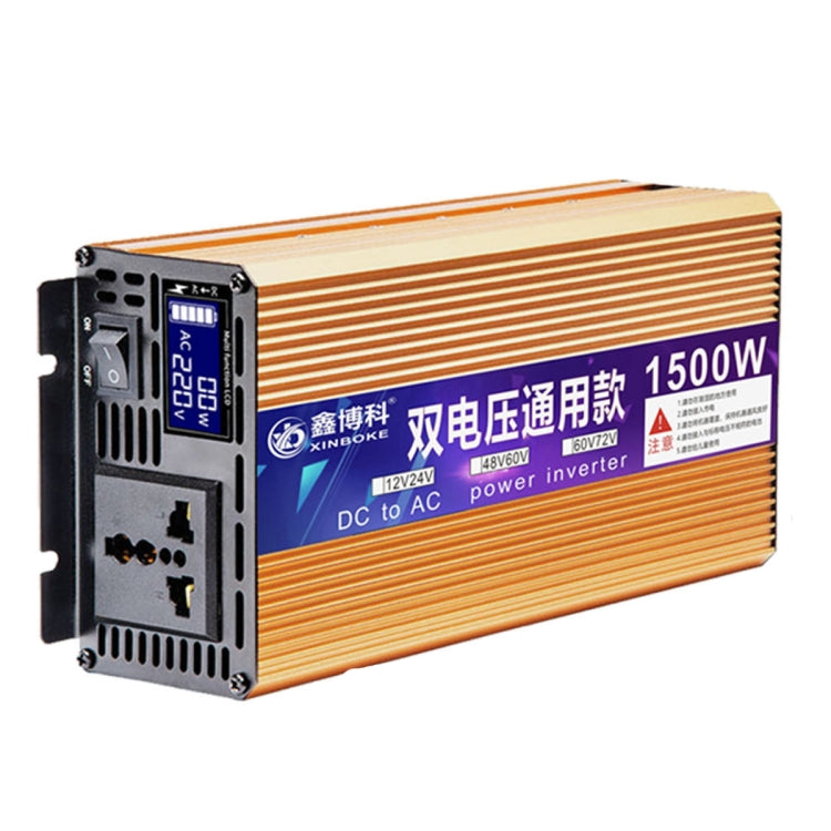 XINBOKE Universal Positive Wave Car Inverter Home Solar Inverter 60V/72V 1500W To 220V 700W - Modified Square Wave by PMC TechLife | Online Shopping South Africa | PMC TechLife | Buy Now Pay Later Mobicred