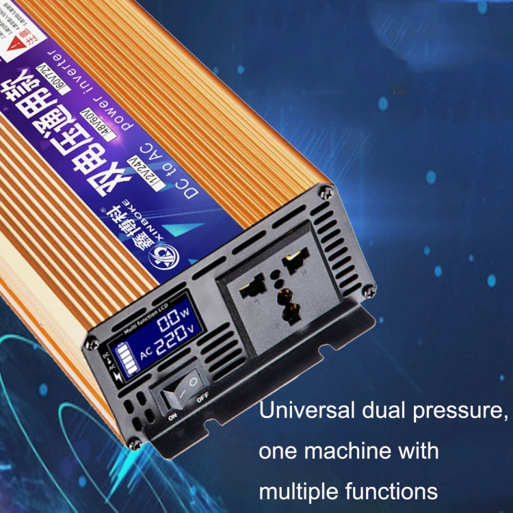 XINBOKE Universal Positive Wave Car Inverter Home Solar Inverter 60V/72V 1500W To 220V 700W - Modified Square Wave by PMC TechLife | Online Shopping South Africa | PMC TechLife | Buy Now Pay Later Mobicred