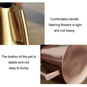 Household Gardening Stainless Steel Long Spout Watering Pot, Size: 900ML(Gold)