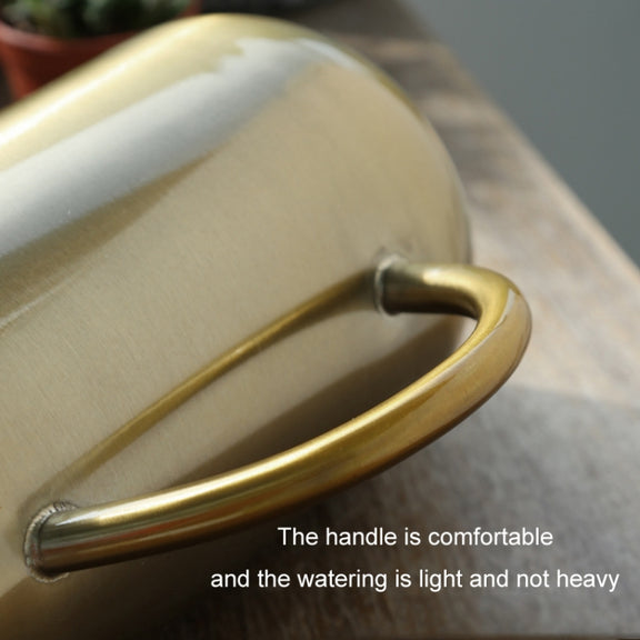 1500ML Household Gardening Stainless Steel Long Spout Heighten Watering Pot, Specification: Ancient Gold
