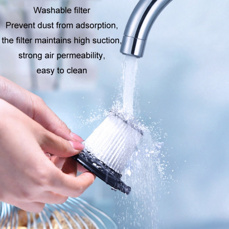 Car Wireless Charging High Power Handheld Vacuum Cleaner Black Upgrade - Vacuum Cleaner by PMC TechLife | Online Shopping South Africa | PMC TechLife | Buy Now Pay Later Mobicred