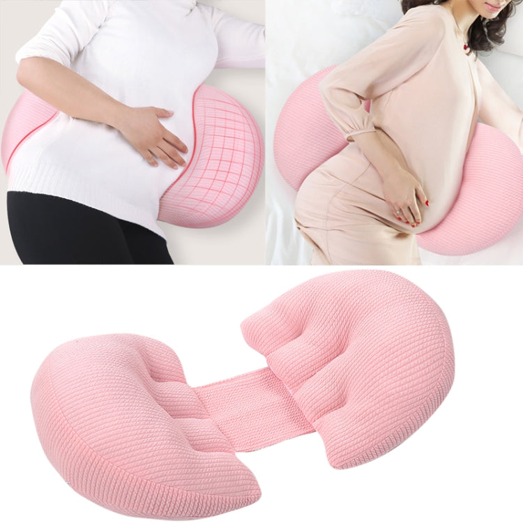 Pregnant Waist Support Cotton Pillow Side Sleepers Cushion Removable and Washable Abdomen Pillow(Pink) - Cushions & Pillows by PMC TechLife | Online Shopping South Africa | PMC TechLife | Buy Now Pay Later Mobicred