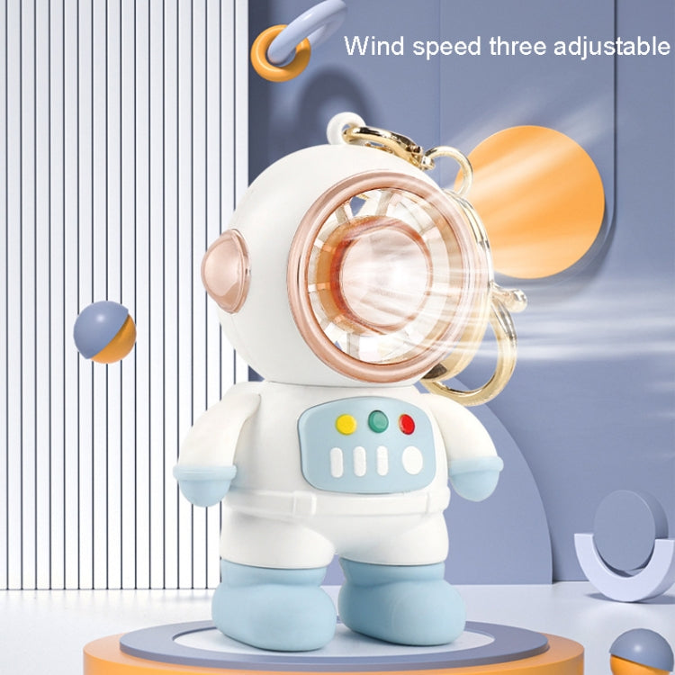 6092 Cartoon Astronaut Fan With Lanyard Portable Mini USB Charging Fan(Pink) - Electric Fans by PMC TechLife | Online Shopping South Africa | PMC TechLife | Buy Now Pay Later Mobicred