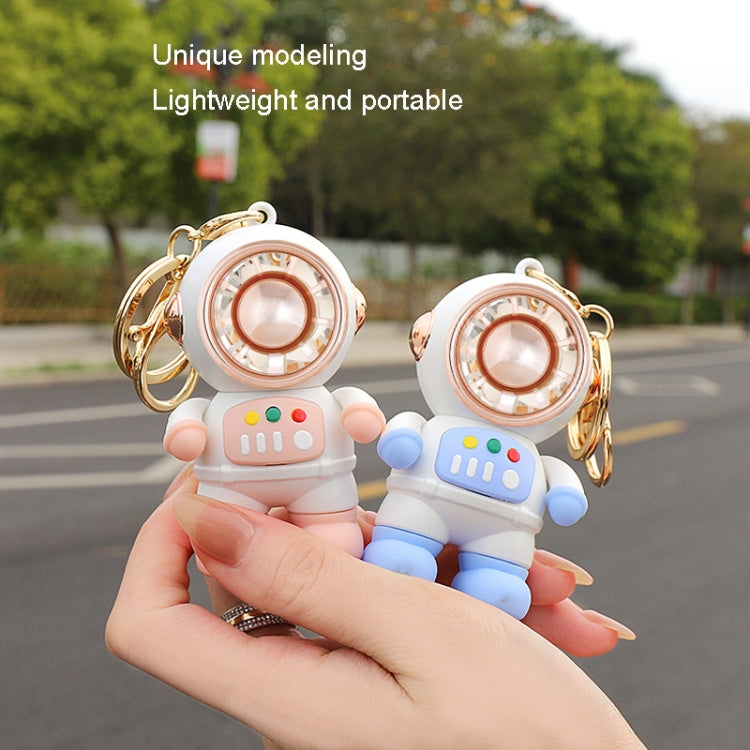 6092 Cartoon Astronaut Fan With Lanyard Portable Mini USB Charging Fan(Dark Gray) - Electric Fans by PMC TechLife | Online Shopping South Africa | PMC TechLife | Buy Now Pay Later Mobicred