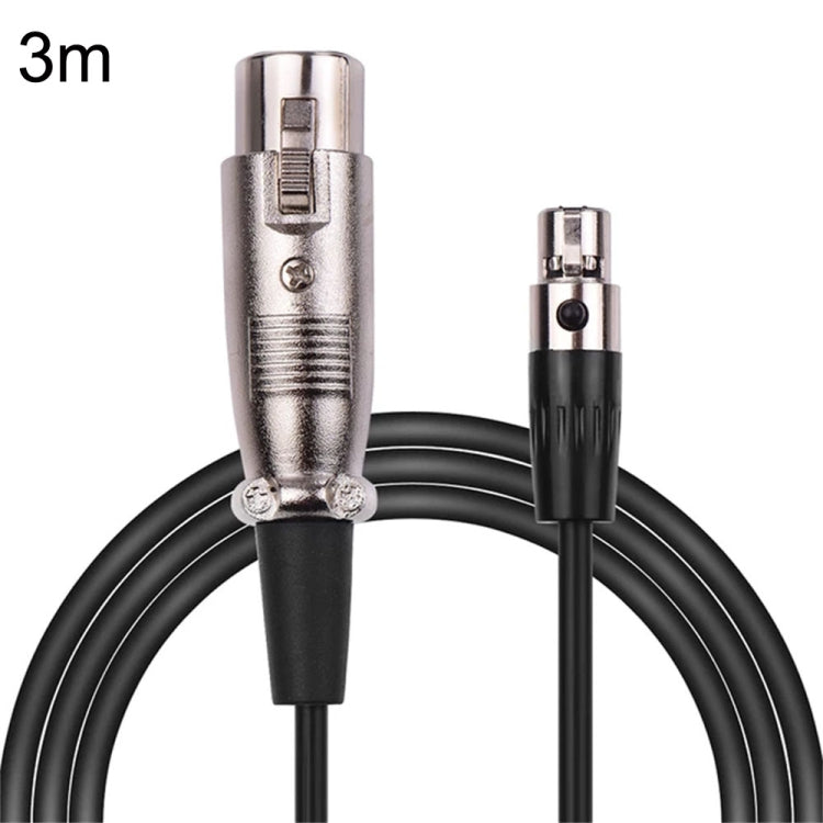 Xlrmini Caron Female To Mini Female Balancing Cable For 48V Sound Card Microphone Audio Cable, Length: 3m - free shipping - PMC TechLife - Order now!