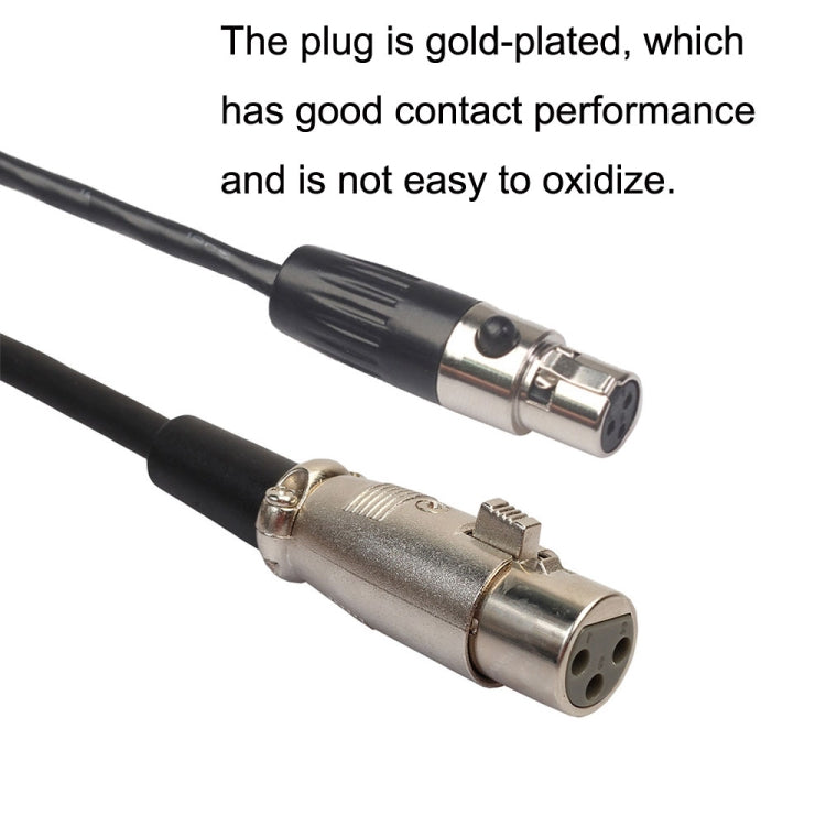 Xlrmini Caron Female To Mini Female Balancing Cable For 48V Sound Card Microphone Audio Cable, Length: 5m